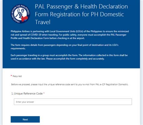 pal passenger profile and health declaration form|Philippine Airlines New Normal Pre.